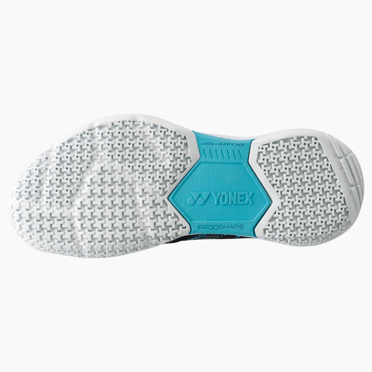 Yonex Power Cushion Strider Flow Junior Indoor Court Shoe (Black/Blue) - RacquetGuys.ca