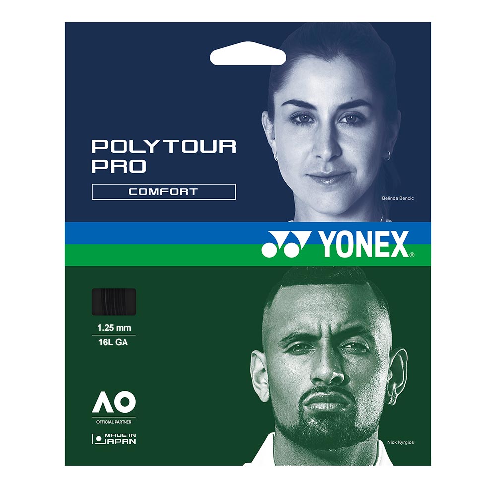 Yonex Poly Tour Pro 16L/1.25 Tennis String (Graphite) – RacquetGuys.ca Yonex Poly Tour Pro 16L/1.25 Tennis String (Graphite) – RacquetGuys.ca