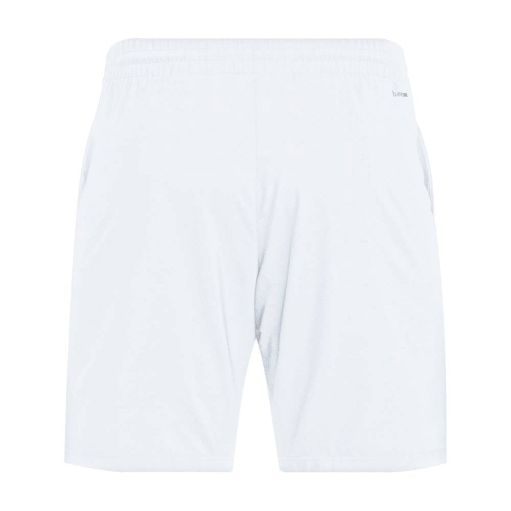 adidas Men's 3 Stripe Club 9-Inch Short (White) - RacquetGuys.ca
