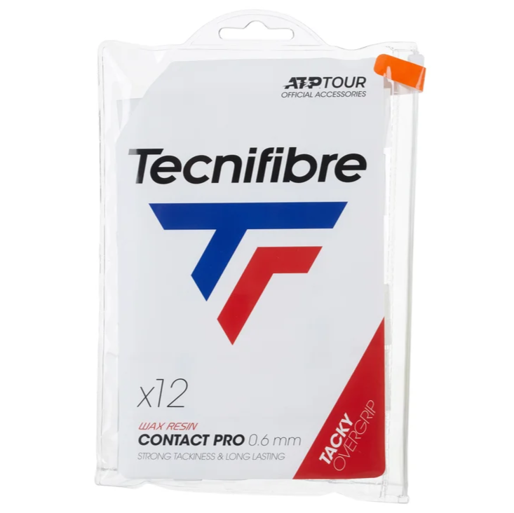 Tecnifibre ATP Pro Contact Overgrip 12 pack (White) - RacquetGuys.ca