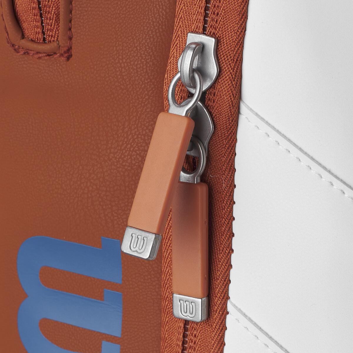 Wilson Super Tour Roland Garros Backpack Racquet Bag (Grey) - RacquetGuys.ca