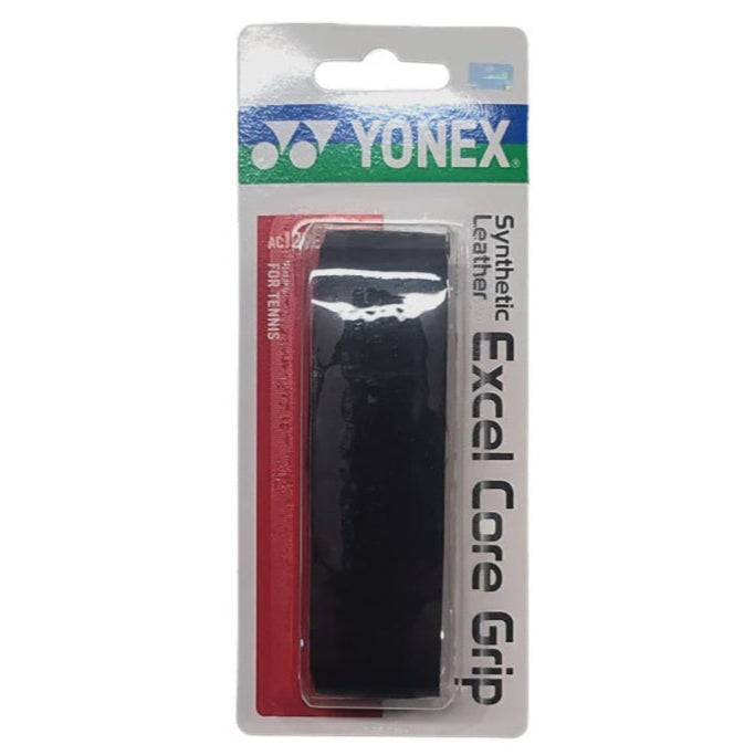 Yonex Synthetic Leather Excel Core Pro Replacement Grip (Black) - RacquetGuys.ca