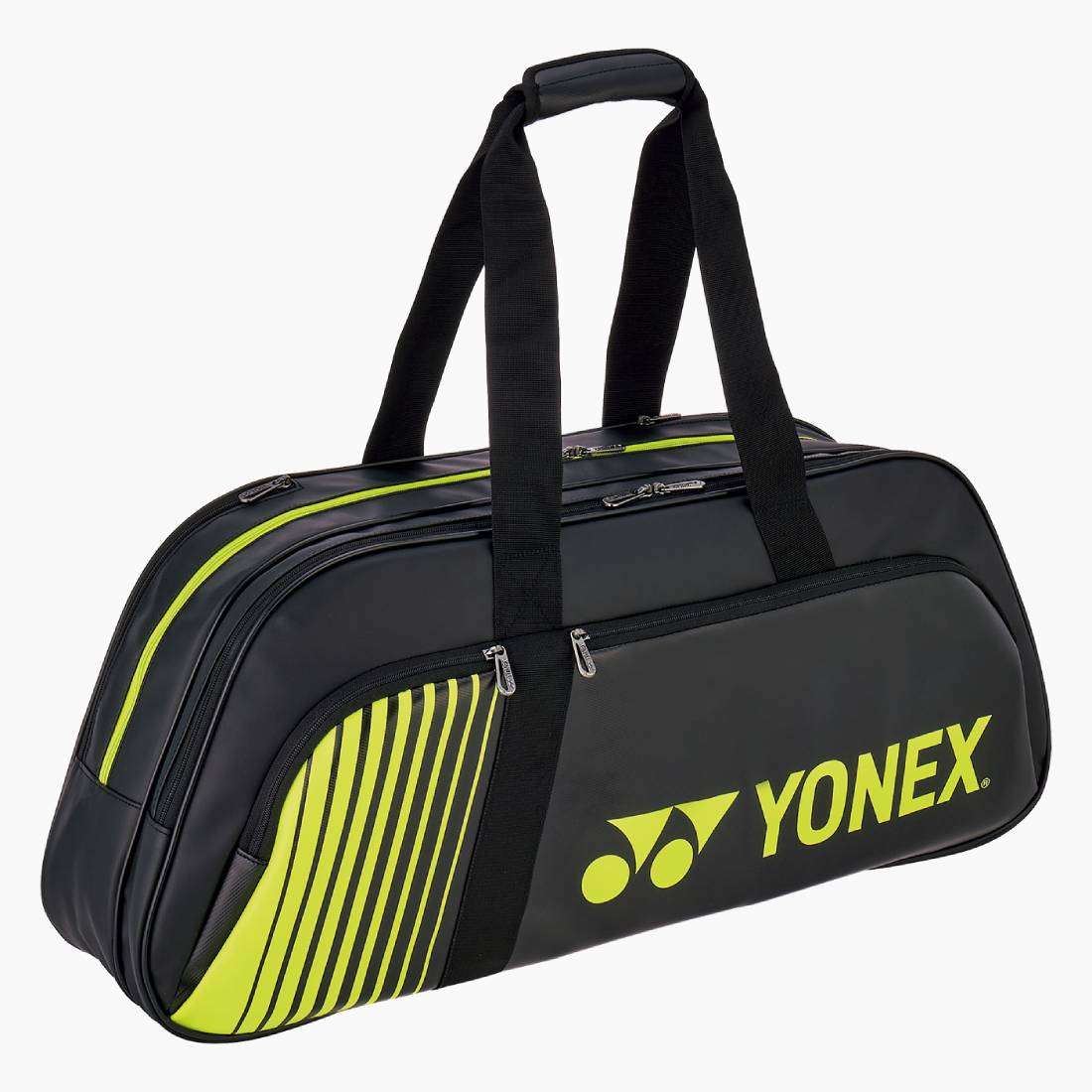 Yonex Active Tournament Bag (Black/Lime Green) - RacquetGuys.ca