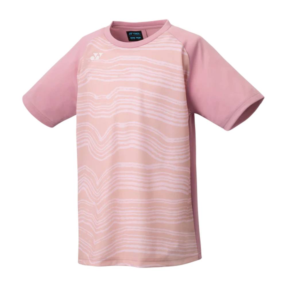 Yonex Junior Team Short Sleeve Top (Smoke Pink) - RacquetGuys.ca