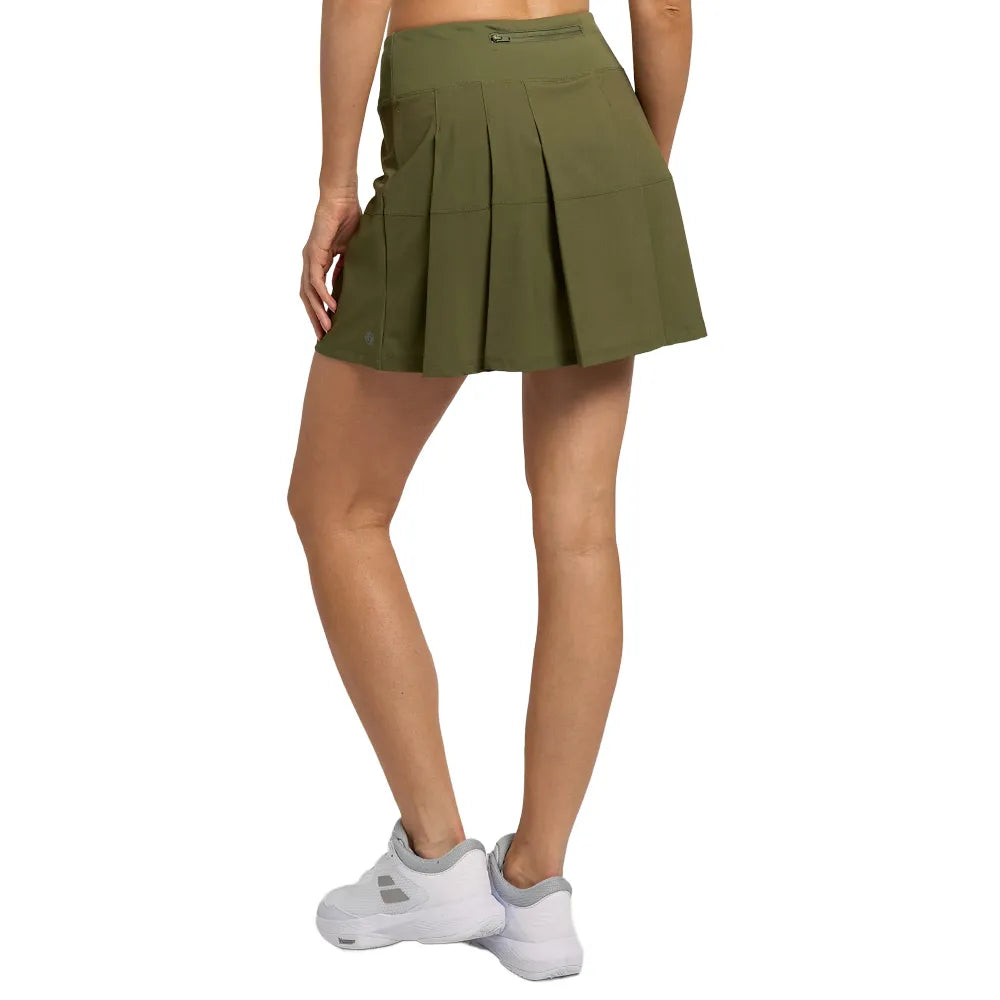 Lija Women's Linear Skort 15-Inch (Avocado)