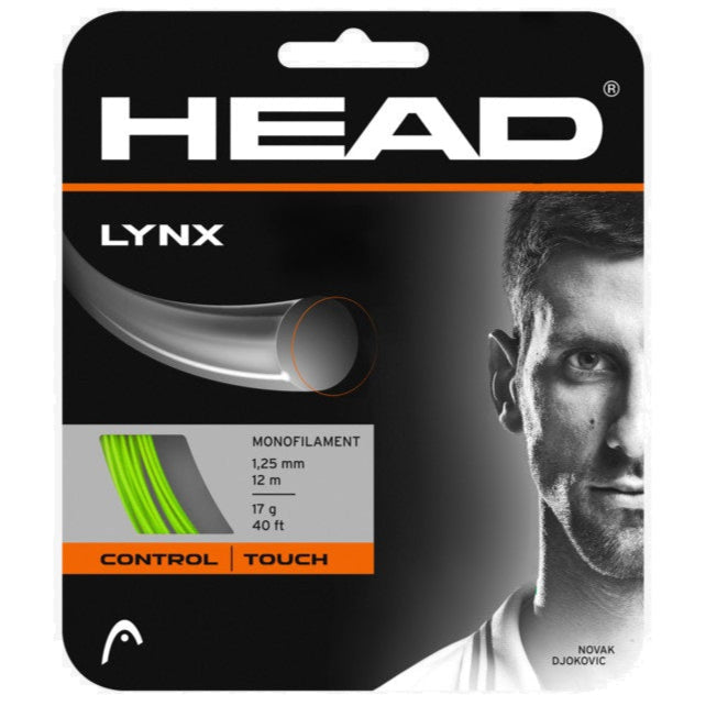 Head Lynx 17/1.25 Tennis String (Green) - RacquetGuys.ca