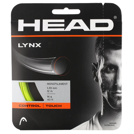 Head Lynx 16/1.30 Tennis String (Yellow) - RacquetGuys.ca