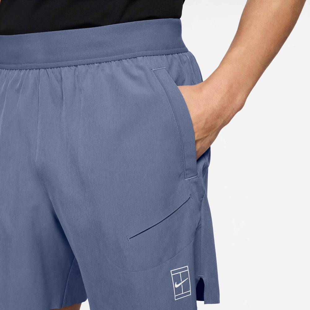 Nike Men's Dri-FIT Advantage 6-Inch Short (World Indigo/White) - RacquetGuys.ca
