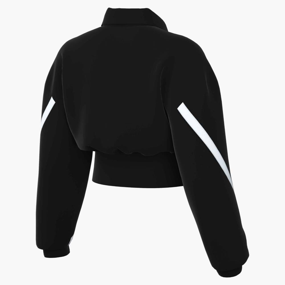 Nike Women's Advantage Full Zip Jacket (Black/White) - RacquetGuys.ca