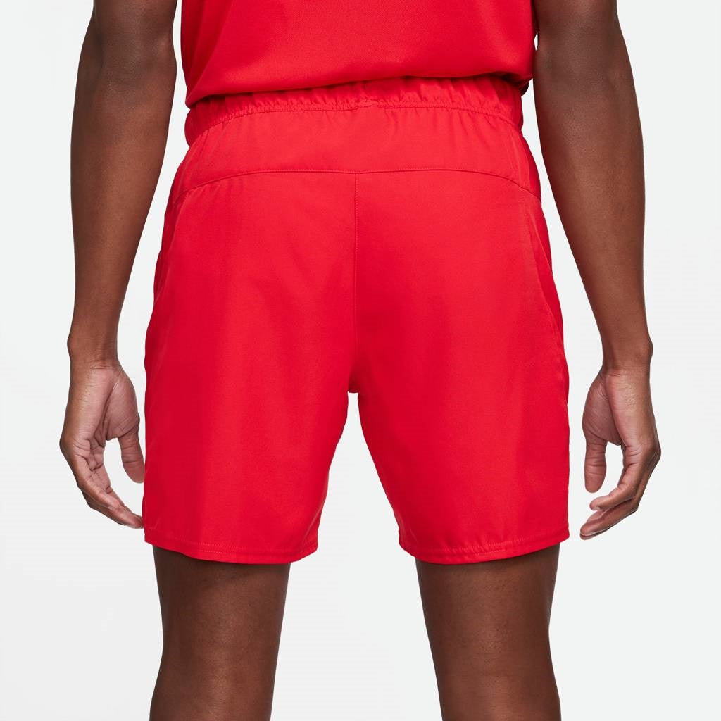 Nike Men's Dri-FIT Victory 7-Inch Shorts (Red/White) - RacquetGuys.ca