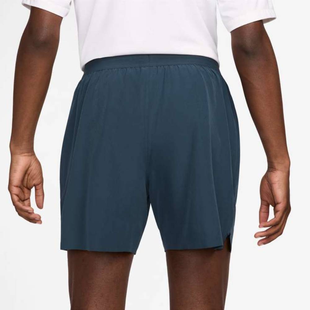 Nike Men's Dri-FIT Advantage 6-Inch Short (Armory Navy/White) - RacquetGuys.ca