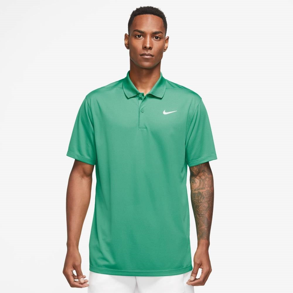 Nike Men's Dri-FIT Polo Top(Green/White) – - Main Image