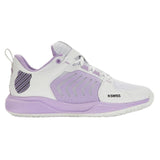 K-Swiss Ultrashot Team Women's Tennis Shoe (White/Purple) - RacquetGuys.ca