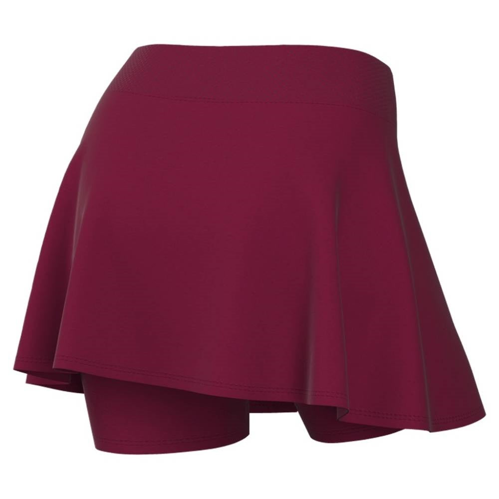 Nike Women's Dri-FIT Victory Flouncy Skirt (Red/White) - RacquetGuys.ca
