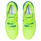 Asics Gel Resolution 9 Women's Tennis Shoe (Green/Blue) - RacquetGuys.ca
