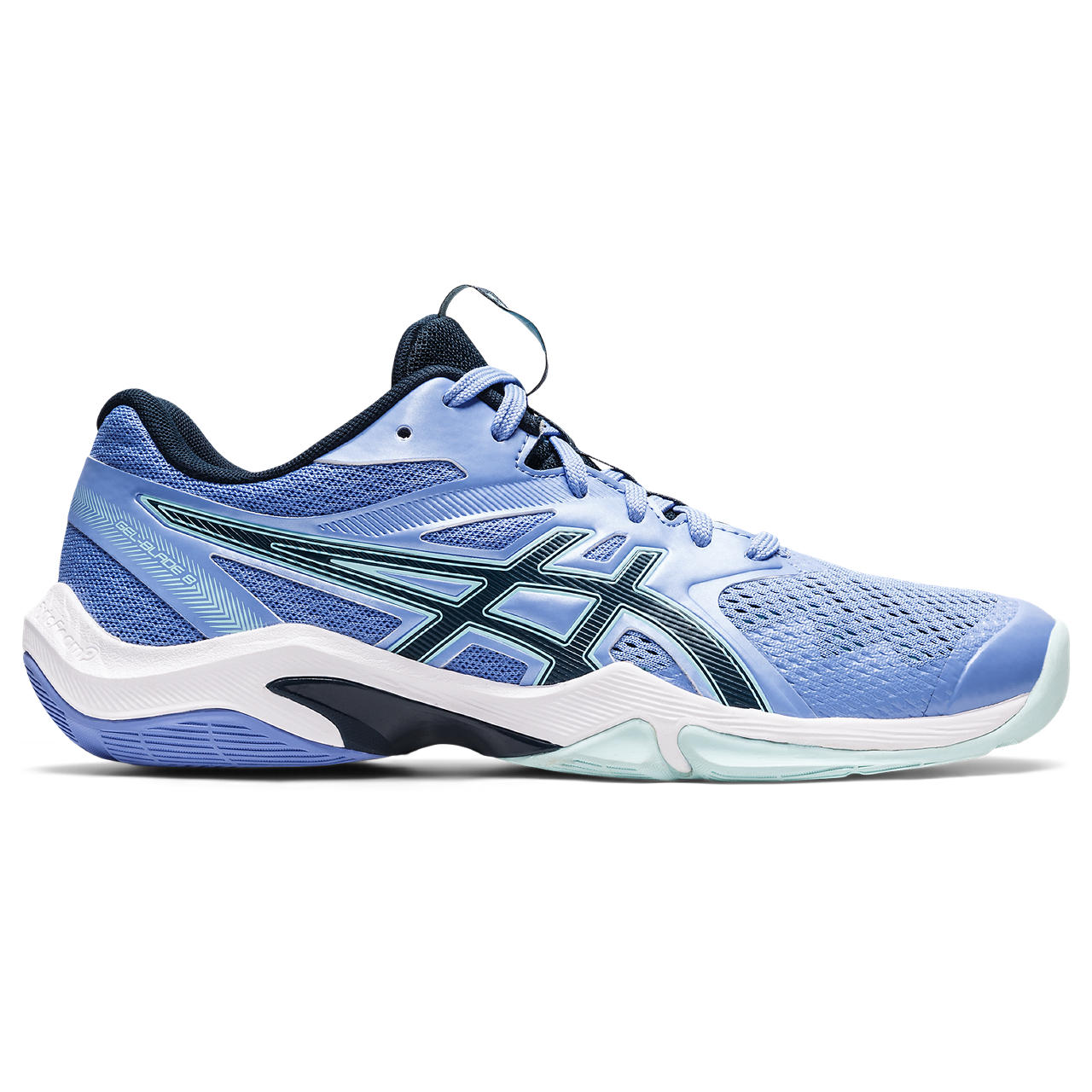 Asics Blade 8 Women's Indoor Court Shoe (Periwinkle Blue/French Blue) | RacquetGuys.ca