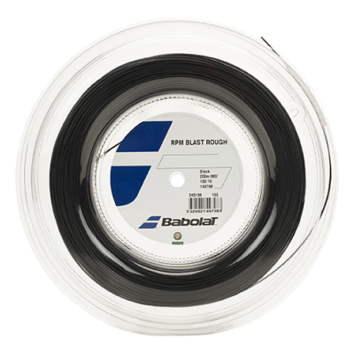 Babolat RPM Blast Rough 16 Tennis String Reel (Black) - RacquetGuys.ca