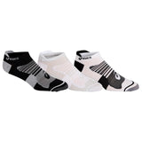 Asics Men's Quick Lyte Plus Low-Cut Socks 3 Pack (White/Perf Black)