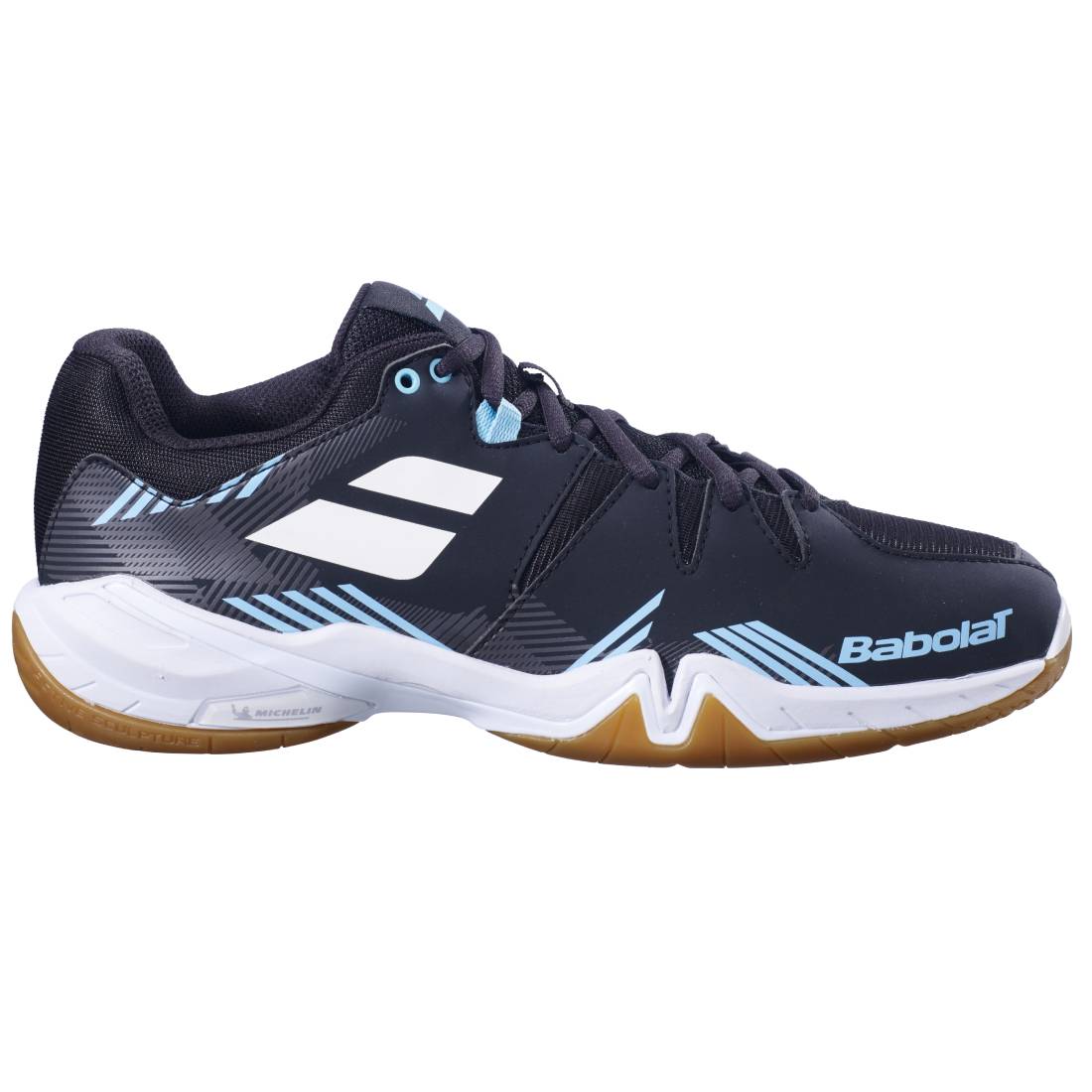 Babolat Shadow Spirit Men s Indoor Court Shoe Black Light Blue