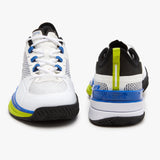 Lacoste AG-LT21 Ultra Textile Men's Tennis Shoes (White/Blue) - RacquetGuys.ca