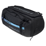 Head r-PET Gravity Duffel 12 Pack Racquet Bag (Black) - RacquetGuys.ca