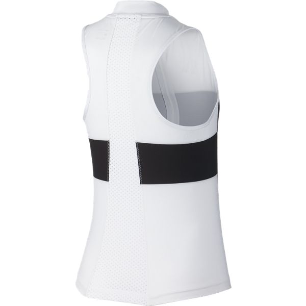 Nike Women's Dri-Fit Power Slam Tank Top (White) - RacquetGuys.ca