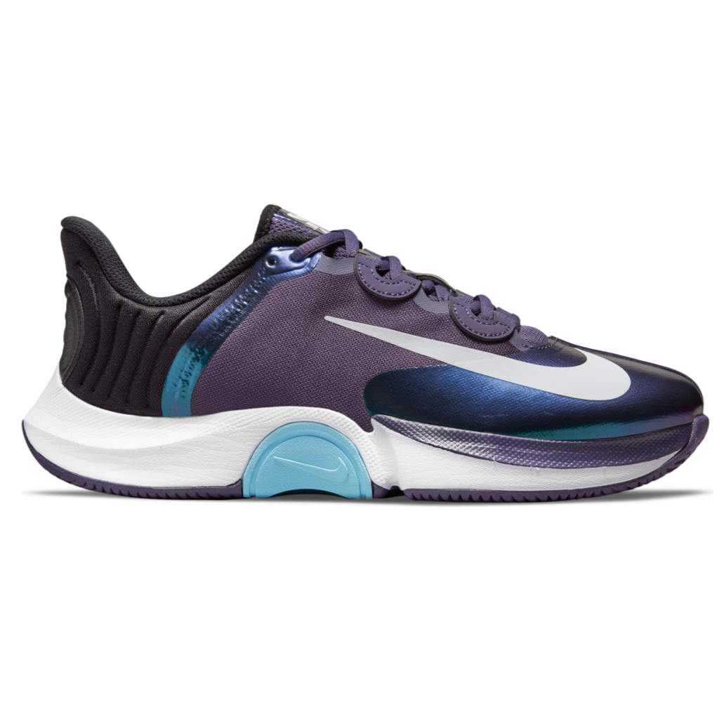 Nike Air Zoom GP Turbo Women s Tennis Shoe Dark Raisin White
