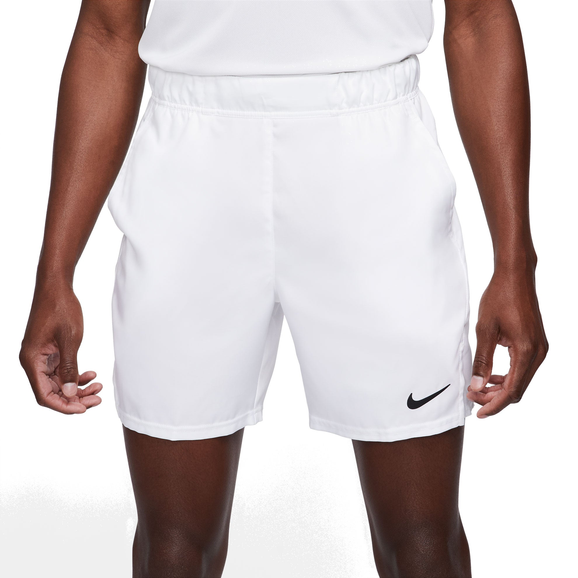 Nike Men's Dri-FIT Victory 7-Inch Shorts (White/Black)