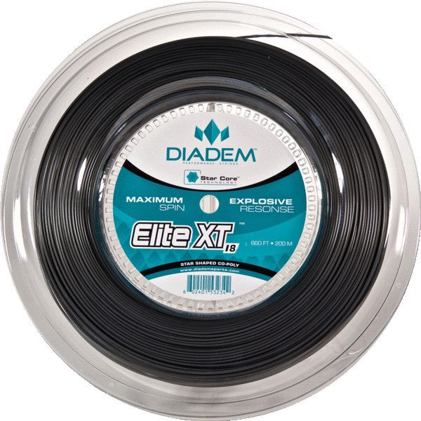 Diadem Elite XT 18 Tennis String Reel (Charcoal) - RacquetGuys.ca