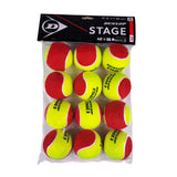 Dunlop Stage 3 Red Felt Junior Tennis Balls - 12 Pack - RacquetGuys.ca