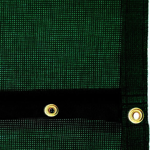 Premium PVC Windscreen - 9 Ft. Height, Per Linear Ft. (Forest Green) - RacquetGuys.ca