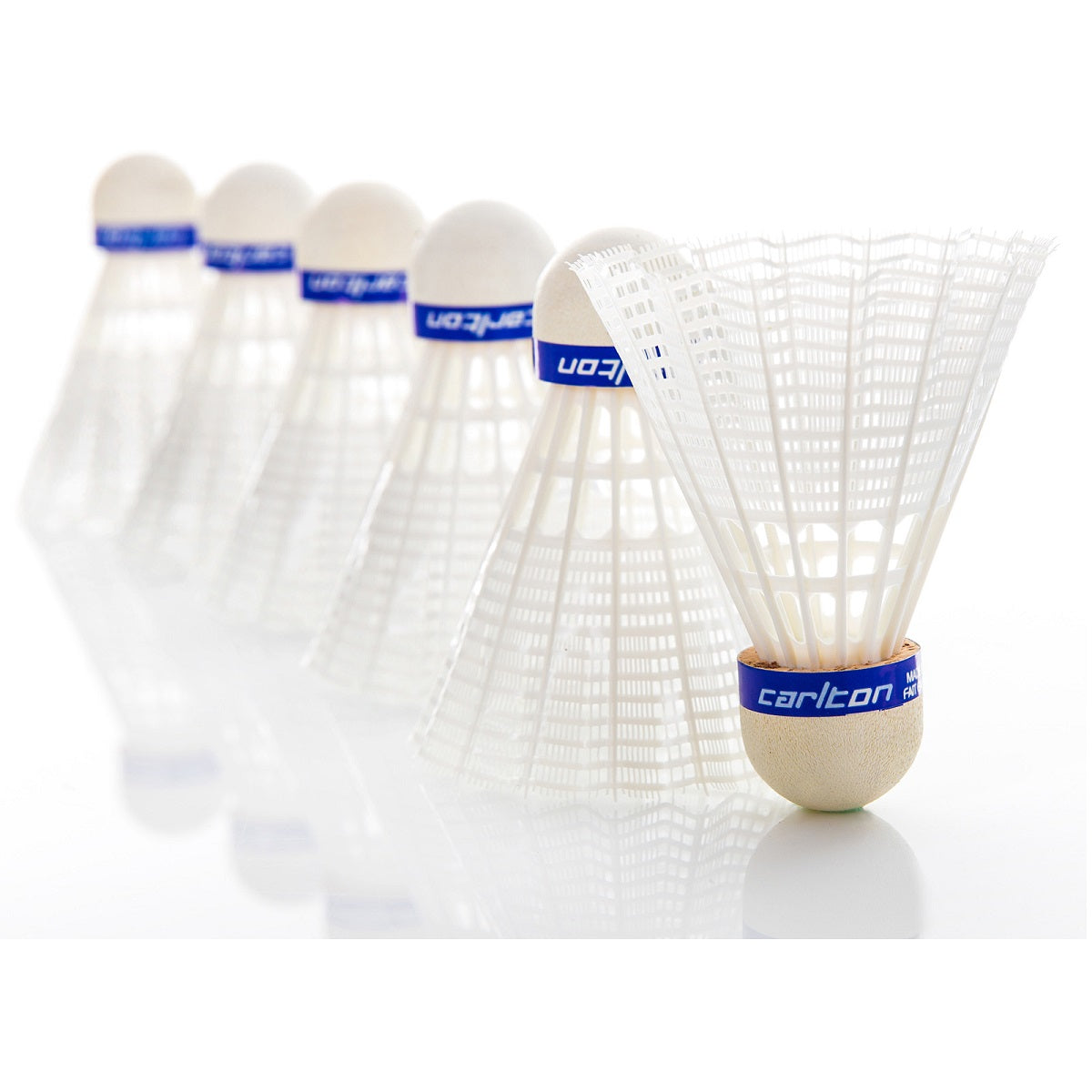 Carlton F2 Nylon Badminton Shuttlecocks (White) - RacquetGuys.ca