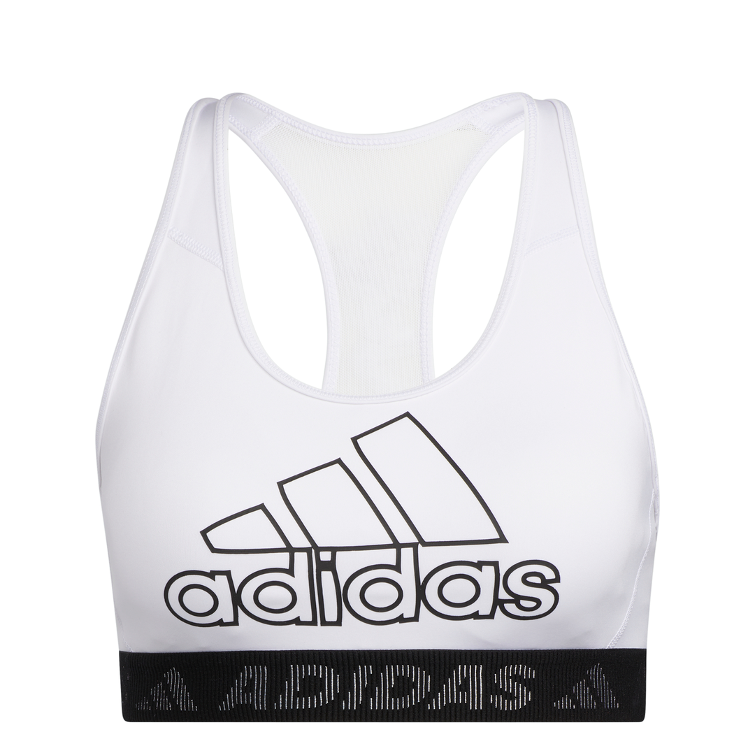 adidas Don t Rest Badge of Sport Women s Sports Bra White Black