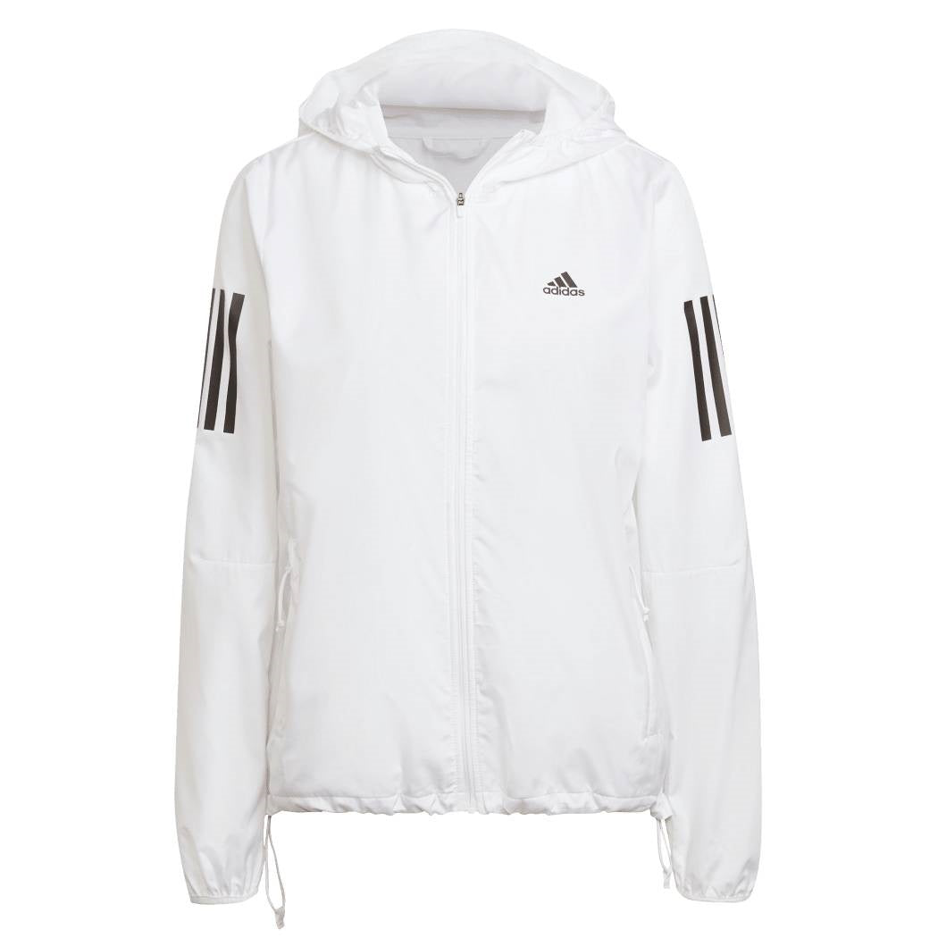 adidas Women's Wind Breaker Jacket (White) - RacquetGuys.ca