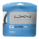 Luxilon ALU Power Spin 16L/1.27 Tennis String (Silver)