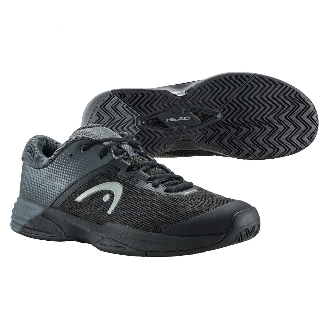 Head Revolt Evo 2.0 Men's Tennis Shoe (Black/Grey) - RacquetGuys.ca