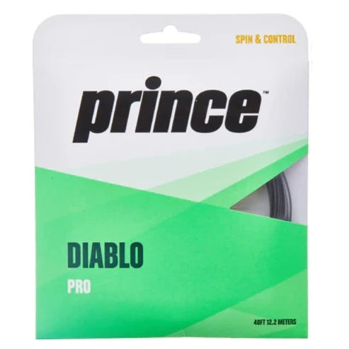 Prince Diablo Pro 15L Tennis String (Black) - RacquetGuys.ca