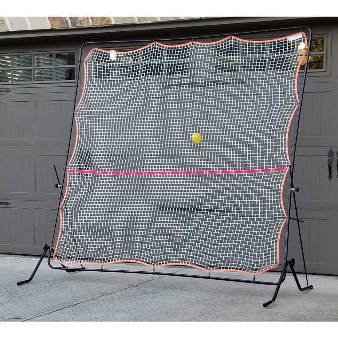 Rally Pro Adjustable-Angle Rebound Net (7 Feet x 7 Feet) - RacquetGuys.ca