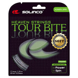 Solinco Tour Bite Soft 17/1.20 Tennis String (Silver)