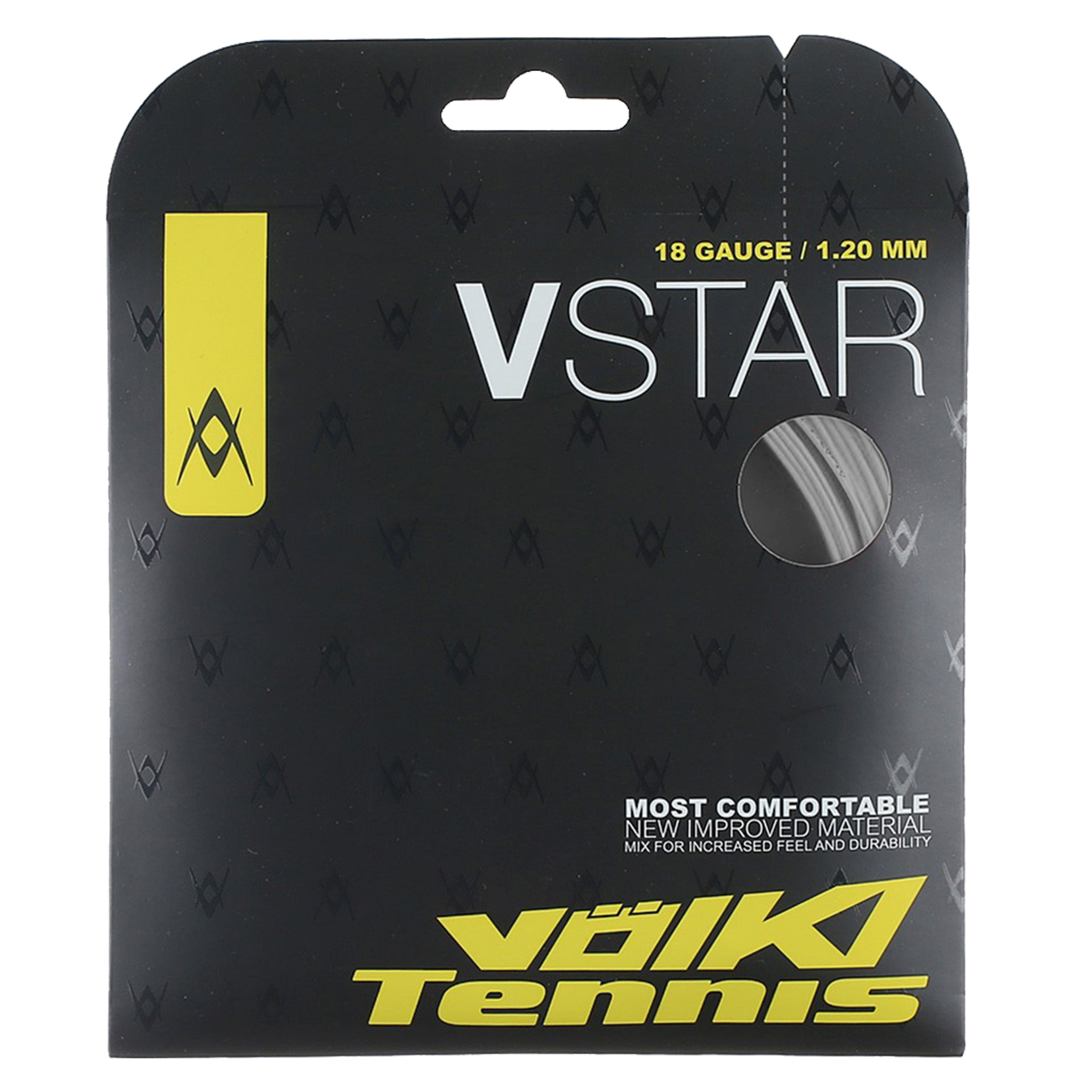 Volkl V-Star 18 Tennis String (White) - RacquetGuys.ca