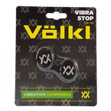 Volkl Vibrastop Vibration Dampener 2 Pack (Black/Silver) - RacquetGuys.ca