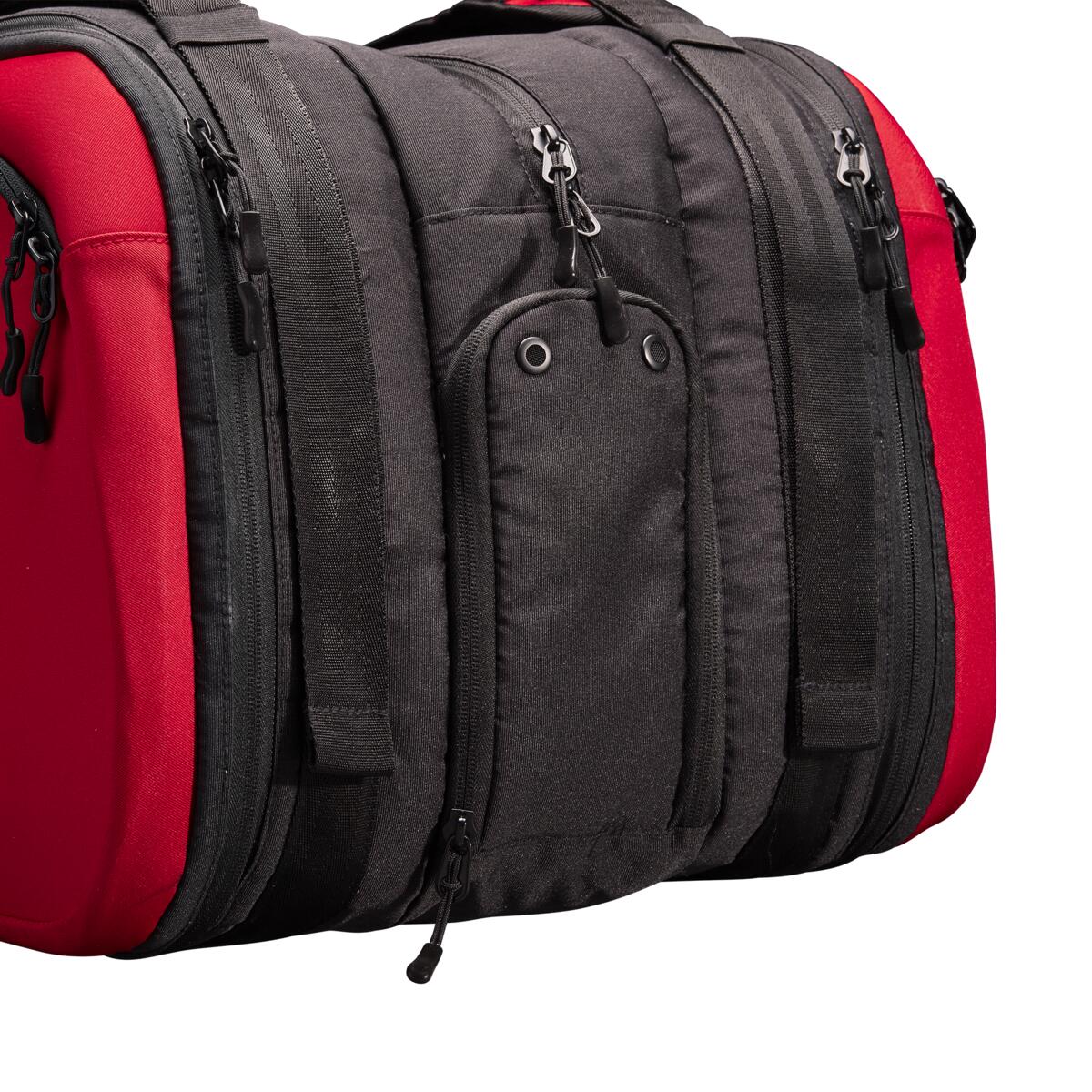 Wilson Clash v2 Super Tour 15 Pack Racquet Bag (Red/Black) - RacquetGuys.ca