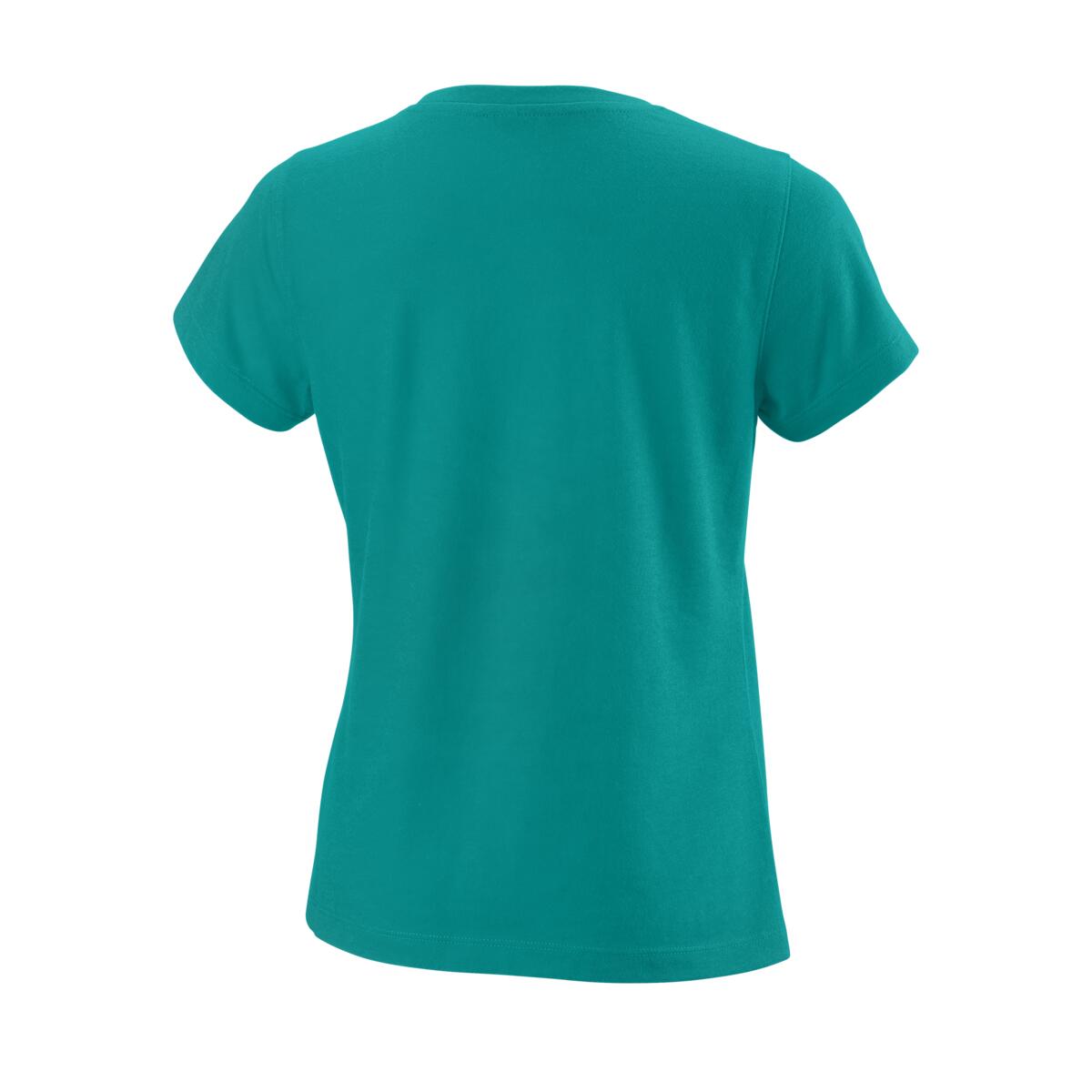 Wilson Girl's Inverted Cone Tech Top (Tropic Green) - RacquetGuys.ca