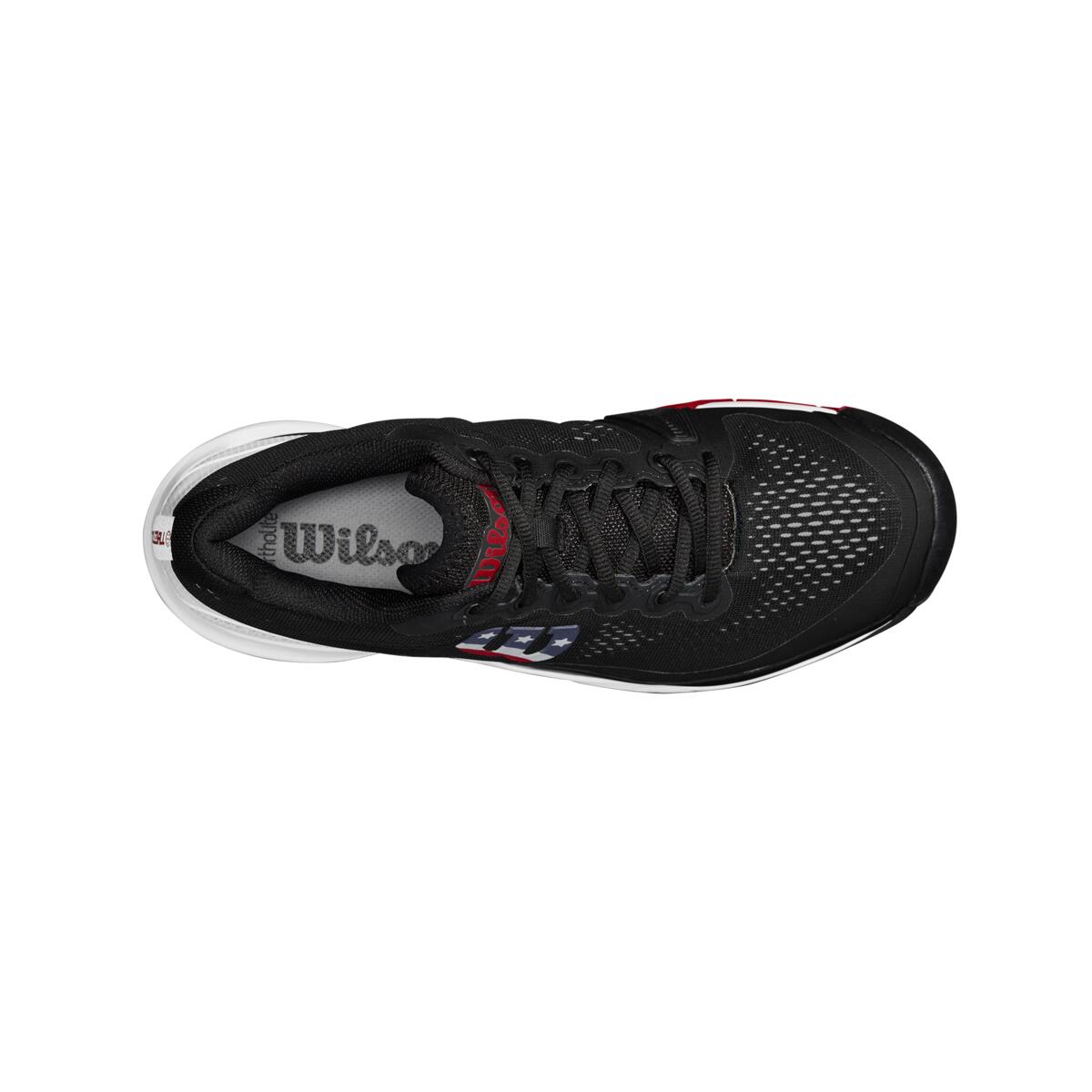 Wilson Rush Pro 2.5 Men's Pickleball Shoe (Black/White/Red) - RacquetGuys.ca