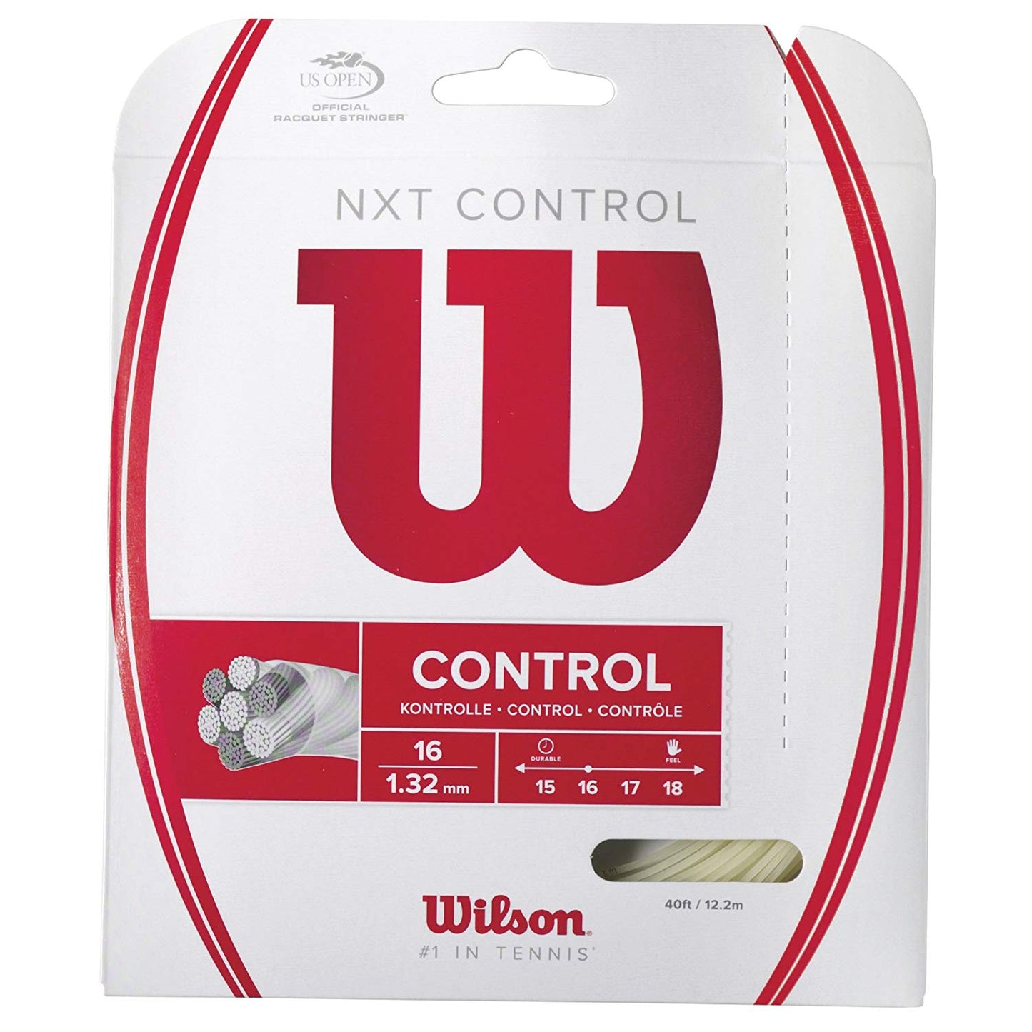 Wilson NXT Control 16 Tennis String (Natural) - RacquetGuys.ca