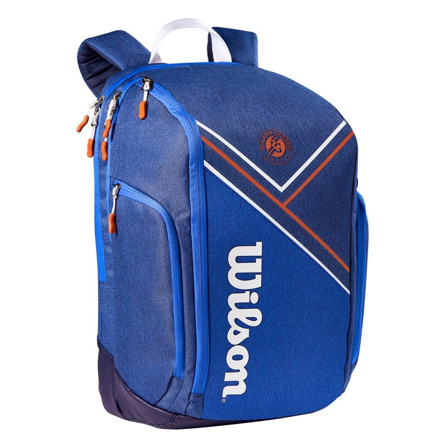Wilson Super Tour Roland Garros Backpack Racquet Bag (Navy Blue