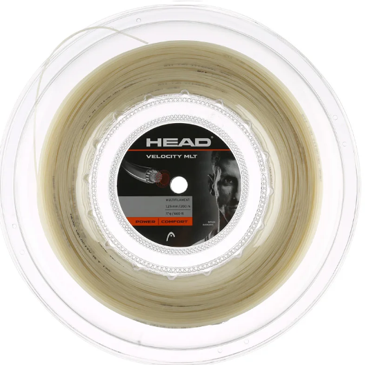 Head Velocity MLT 17 Tennis String Reel (Natural) - RacquetGuys.ca
