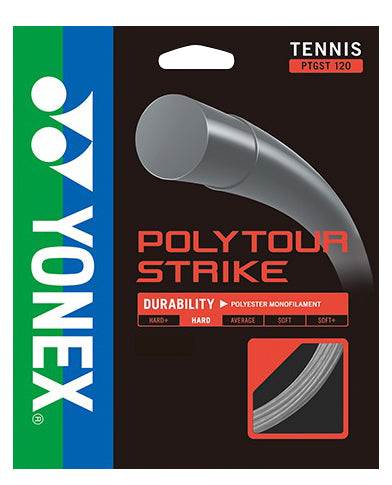 Yonex Poly Tour Strike 16L Tennis String (Grey) - RacquetGuys.ca