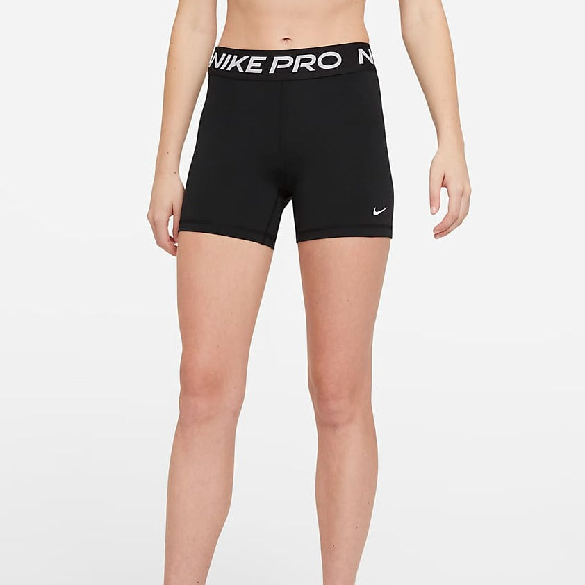 Nike Women's Pro 365 5-Inch Shorts (Black/White)