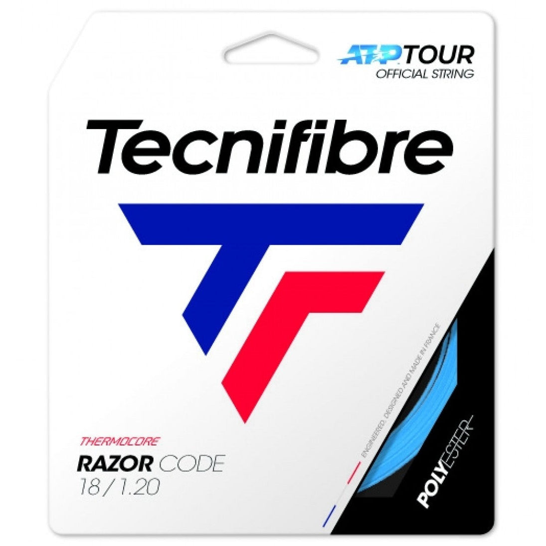 Tecnifibre Razor Code 18 Tennis String (Blue) - RacquetGuys.ca
